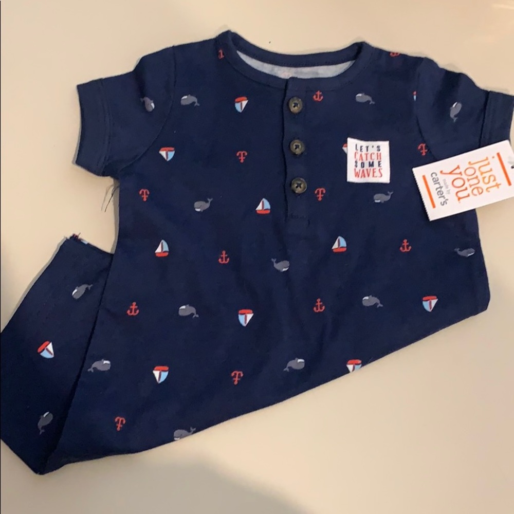 Carters Ocean themed romper